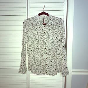 white XO blouse